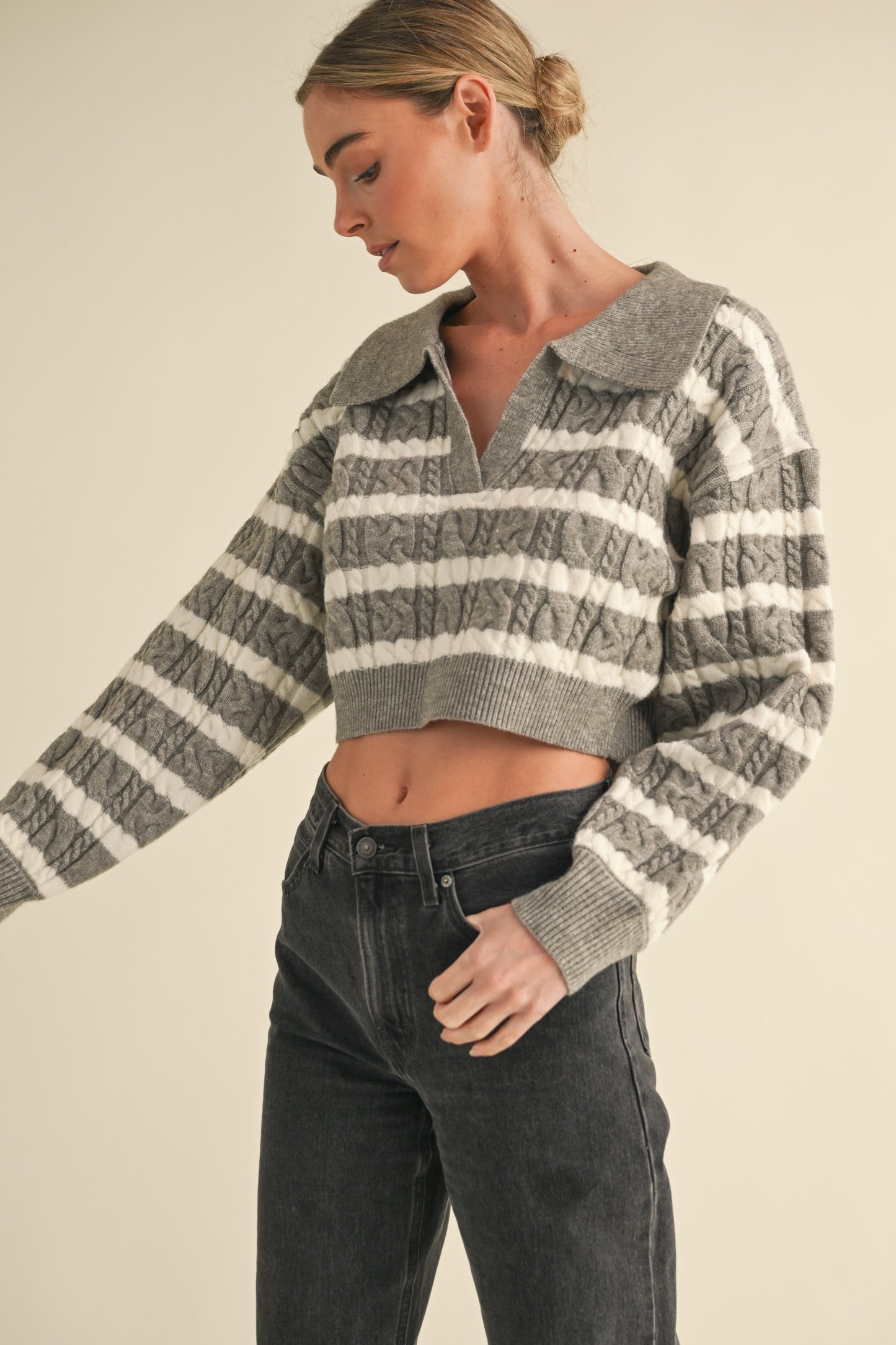 Luna Stripe Sweater