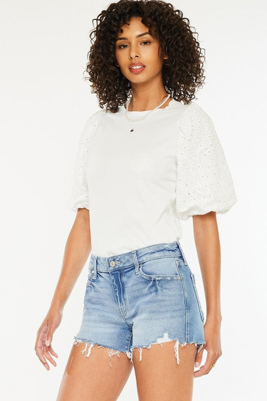 Blue Sky Denim Shorts