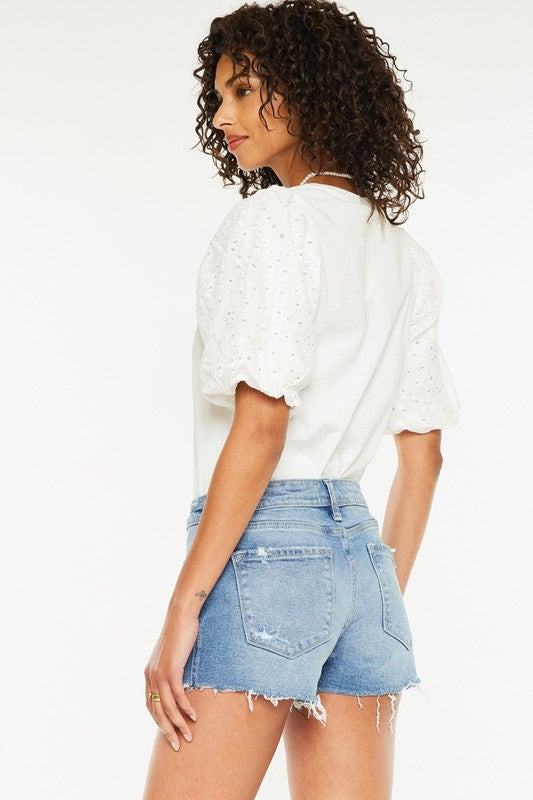 Blue Sky Denim Shorts