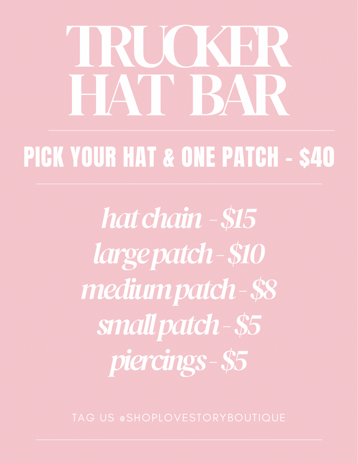 HAT BAR