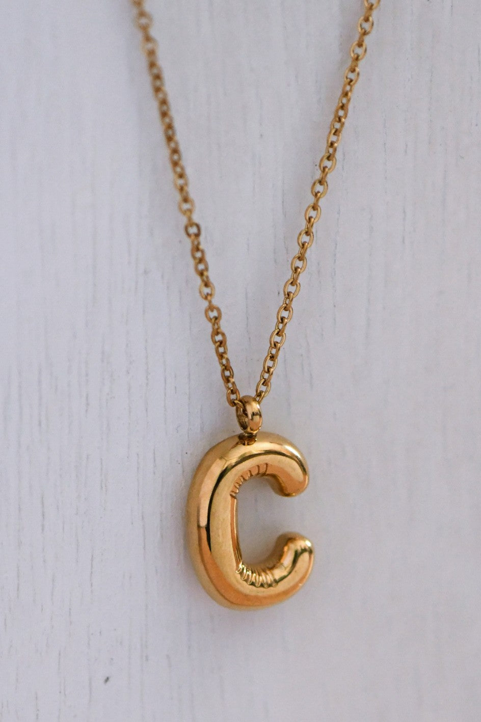 Chunky Initial Necklace