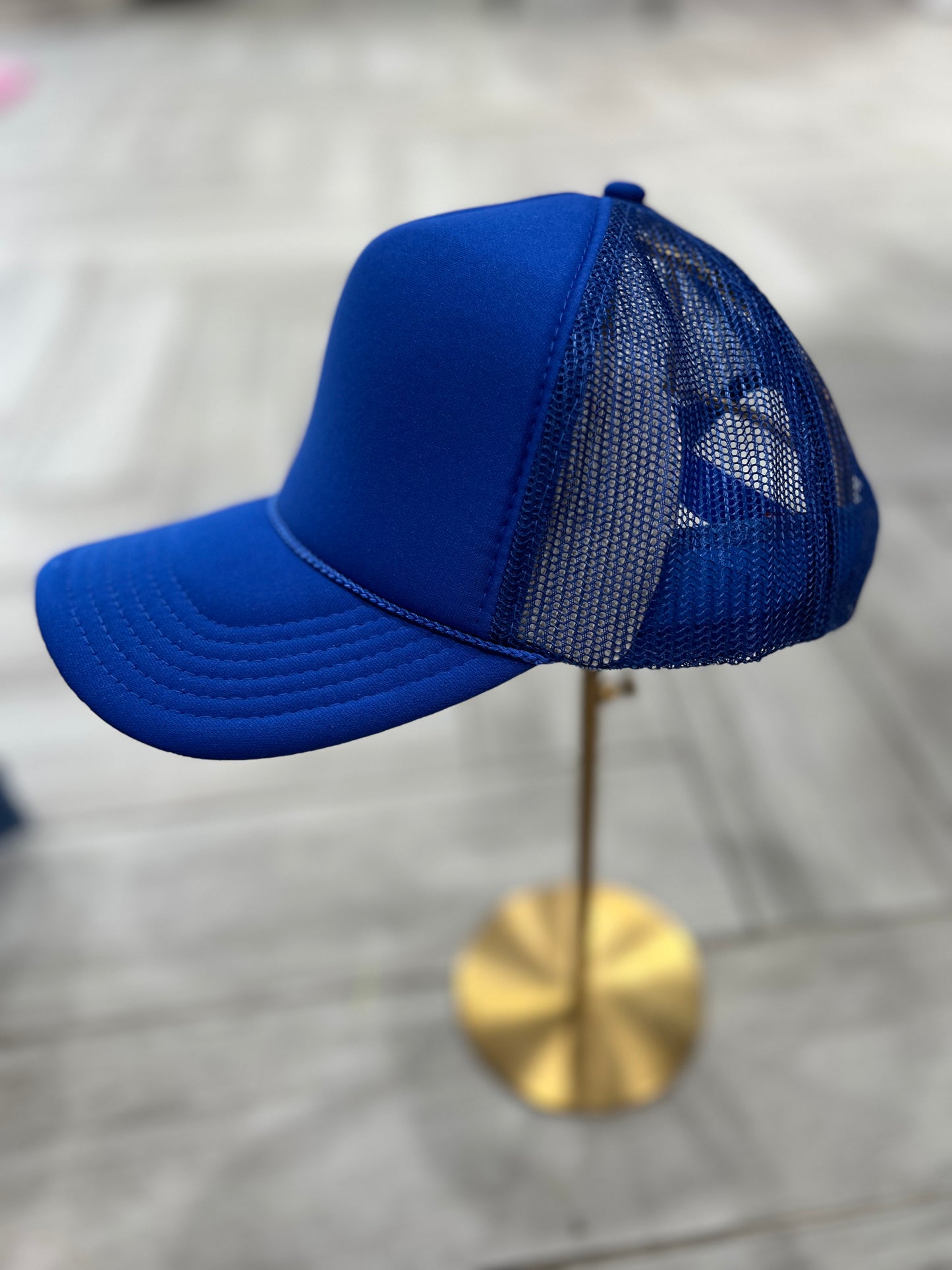 Royal Blue Trucker Hat