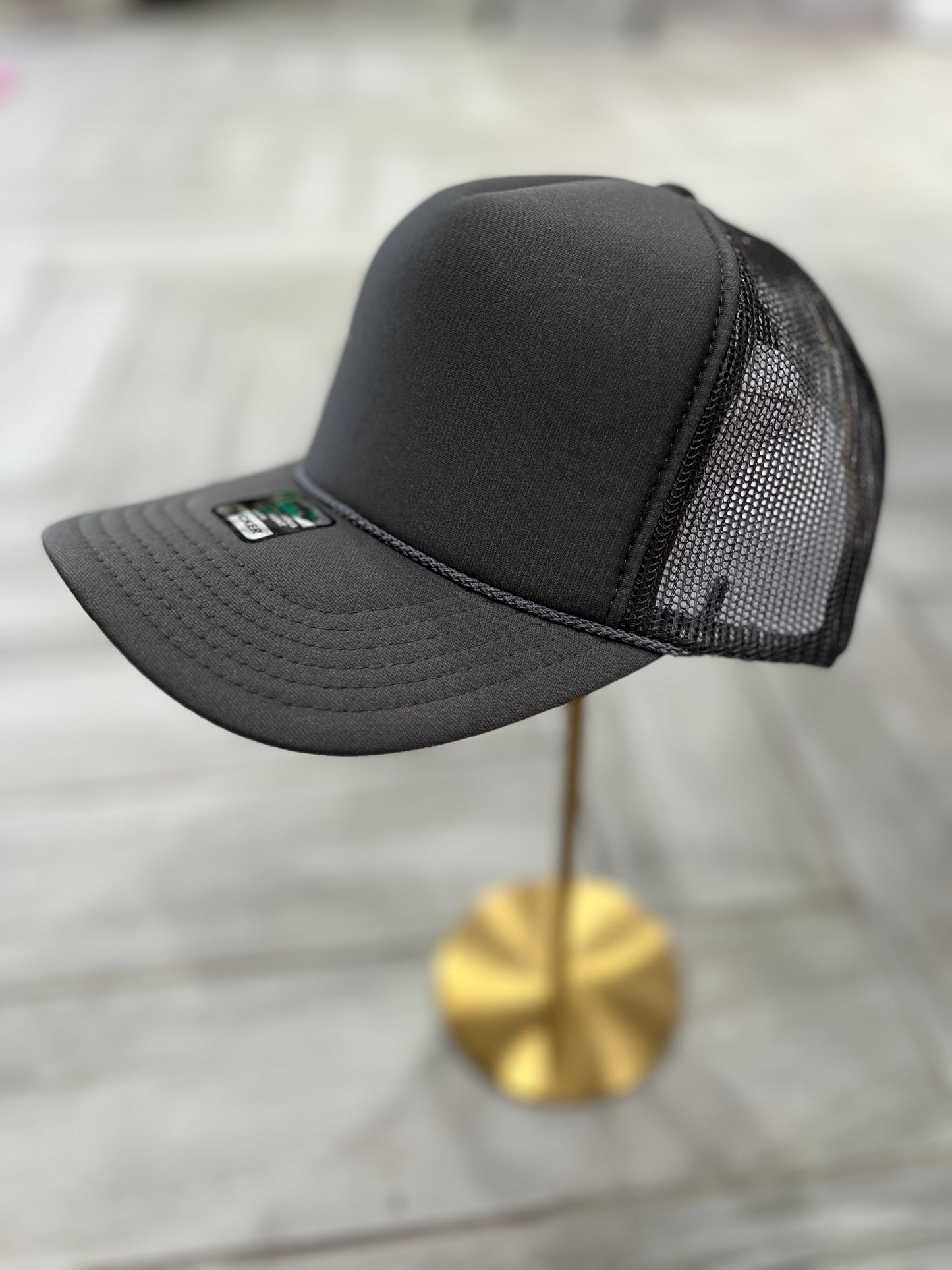 Dark Grey Trucker Hat