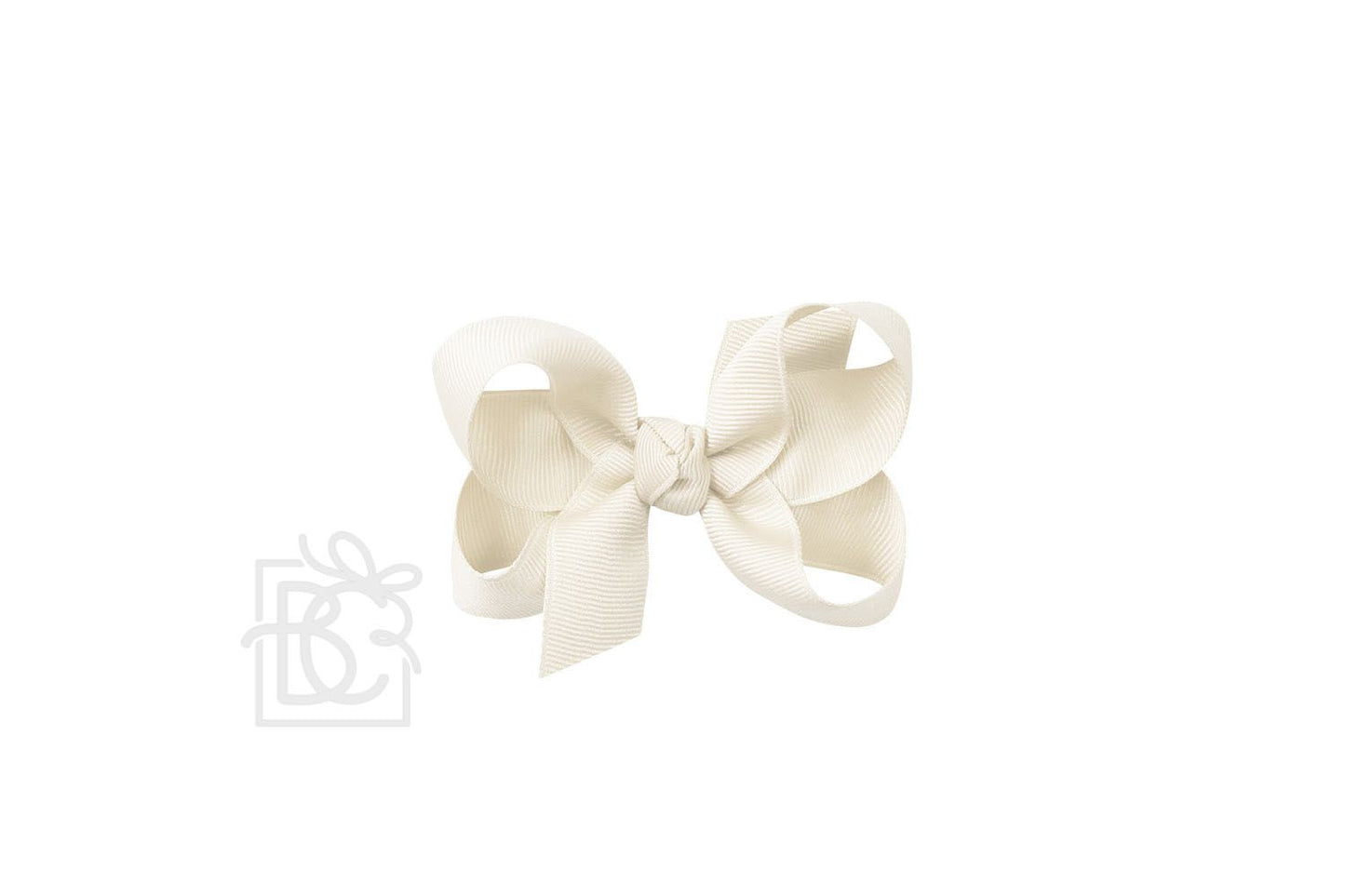MEDIUM SIGNATURE GROSGRAIN DOUBLE KNOT BOW ON CLIP (3.5")