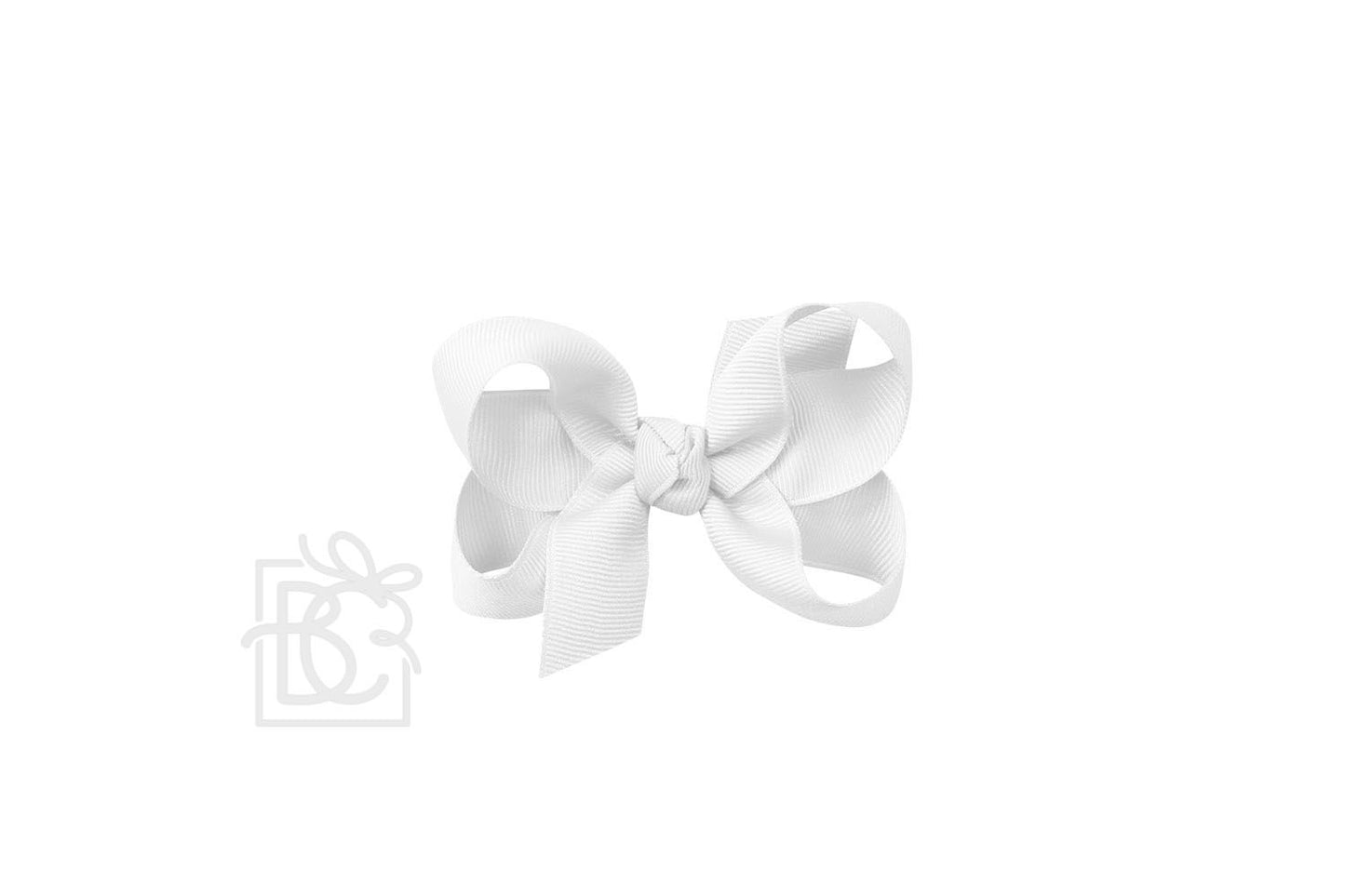 MEDIUM SIGNATURE GROSGRAIN DOUBLE KNOT BOW ON CLIP (3.5")
