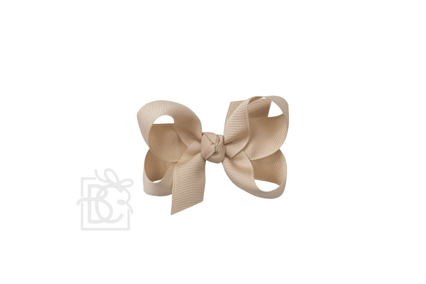 MEDIUM SIGNATURE GROSGRAIN DOUBLE KNOT BOW ON CLIP (3.5")