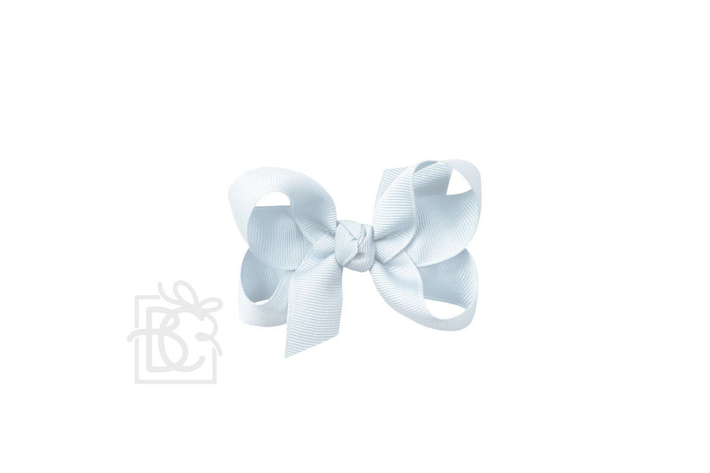 MEDIUM SIGNATURE GROSGRAIN DOUBLE KNOT BOW ON CLIP (3.5")