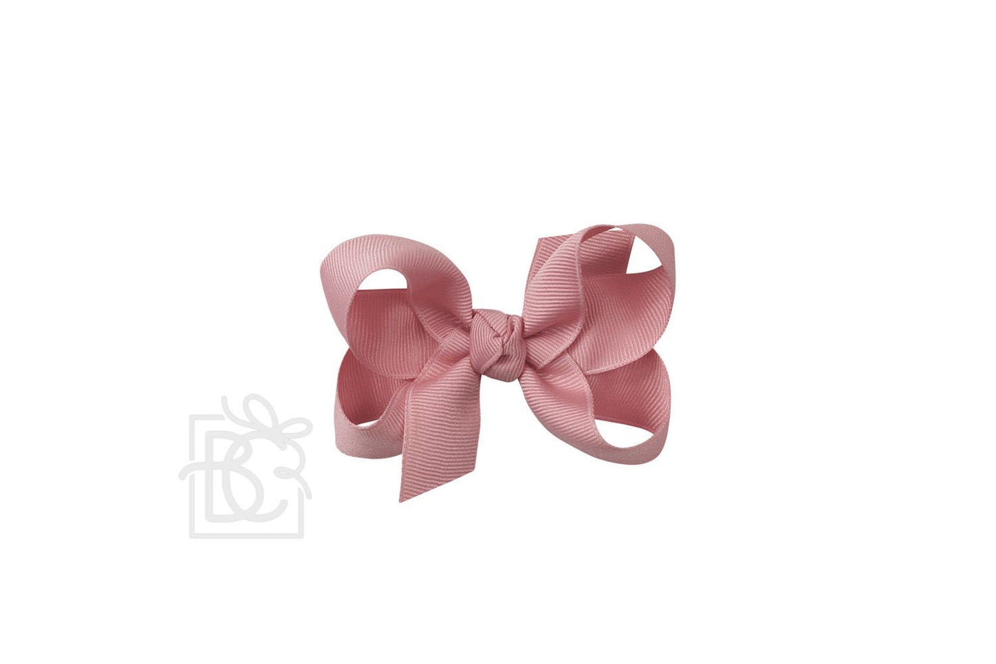 MEDIUM SIGNATURE GROSGRAIN DOUBLE KNOT BOW ON CLIP (3.5")