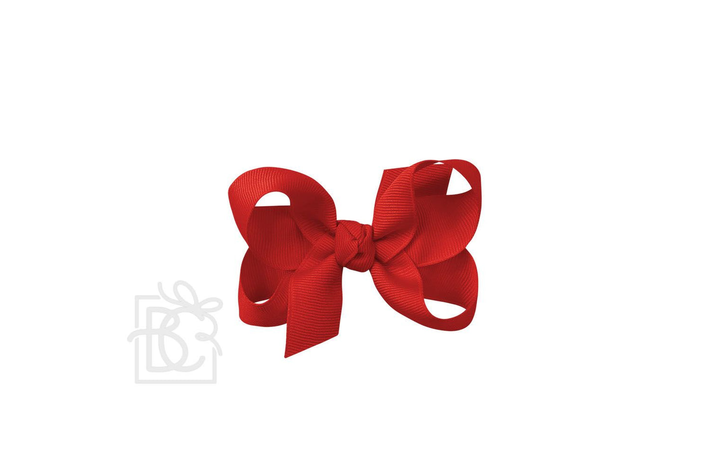 MEDIUM SIGNATURE GROSGRAIN DOUBLE KNOT BOW ON CLIP (3.5")