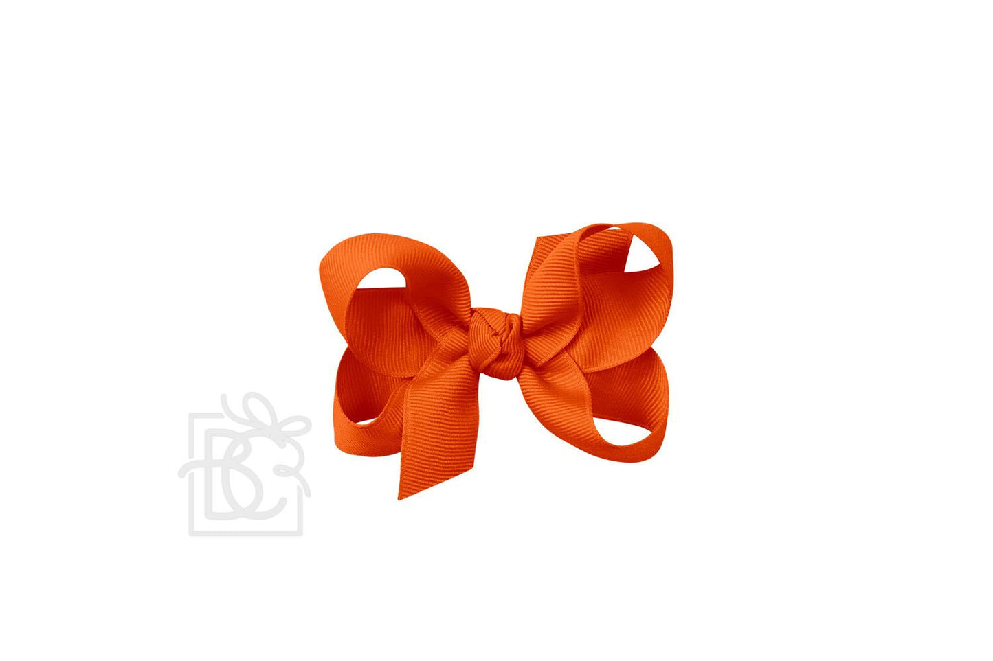MEDIUM SIGNATURE GROSGRAIN DOUBLE KNOT BOW ON CLIP (3.5")