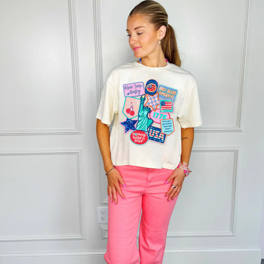 Patriotic Patch Tee