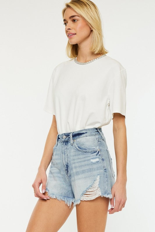 The Palm Denim Shorts