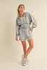 Mineral Wash Zip Up Hoodie