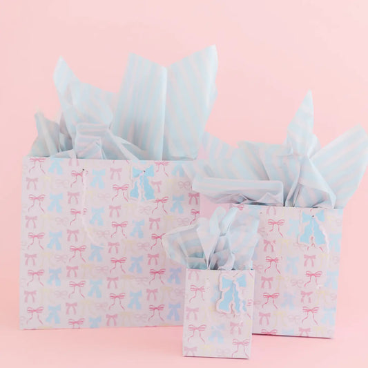 Pastel Bow Gift Bags