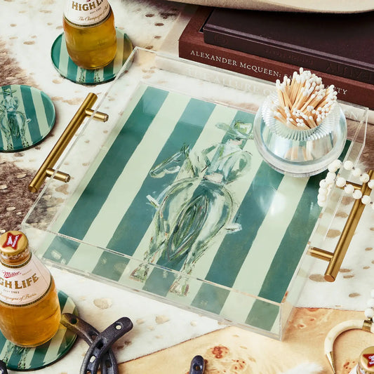 Trailblazer Acrylic Tray w/ Gold Handles