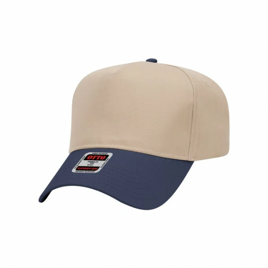 Khaki & Navy Hat