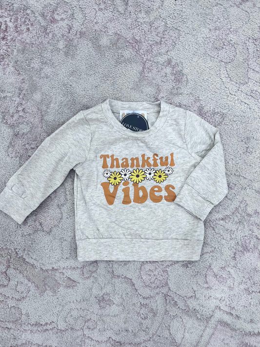 Kids Thankful Vibes Tee