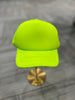 Neon Yellow Trucker Hat