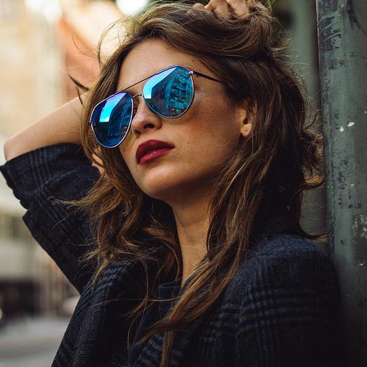 Dash Blue Mirror Sunglasses
