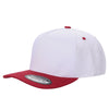White & Red Hat