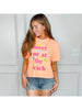 Meet Me At the Beach Crop Tee