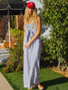 Seaside Stripe Smocked Jumpsuit