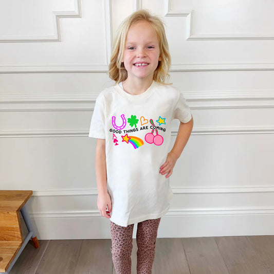 Mini Good Things Are Coming Tee