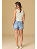 NB Brandy Side Tie Jean Skort