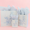 Watercolor Blue Bow Tissue Paper