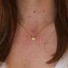 Dainty Crystal Heart Necklace- Waterproof