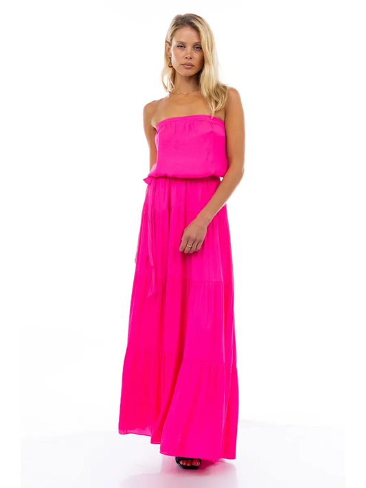 Maxi Tiered Tube Dress