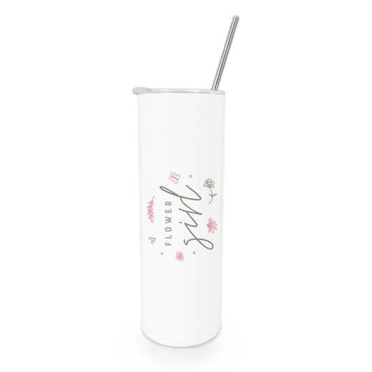 Flower Girl Skinny Tumbler