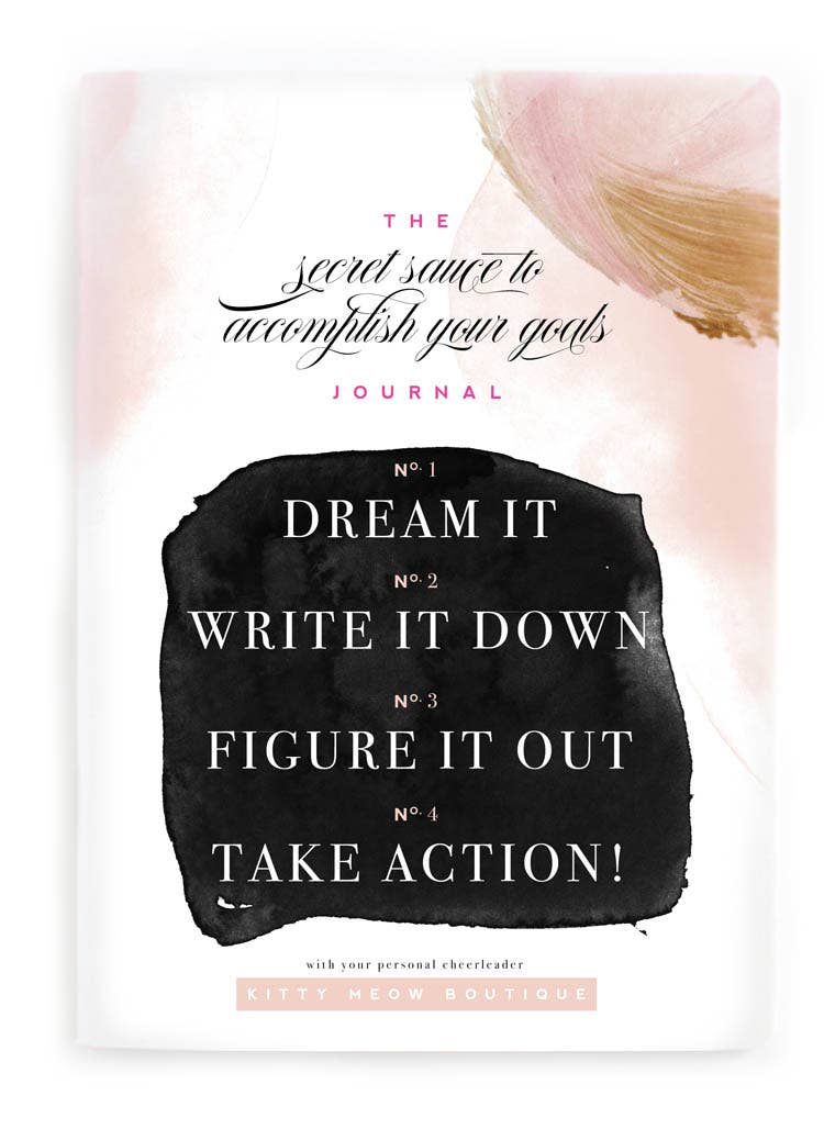 Secret Sauce & Action Plan -  Inspirational Notebook