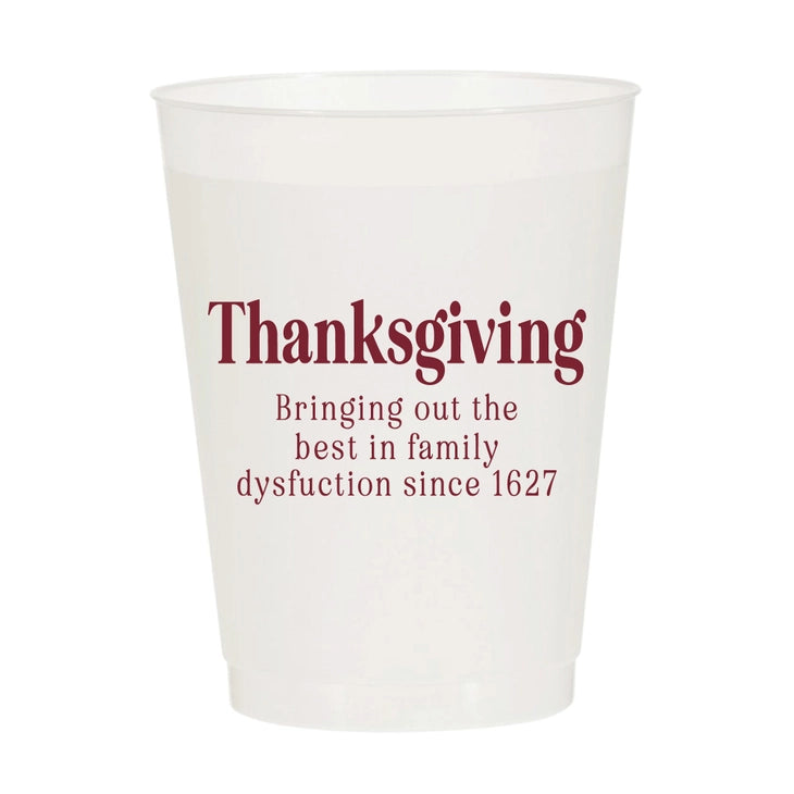 Thanksgiving Family Dysfunction - Set of 10 Cups