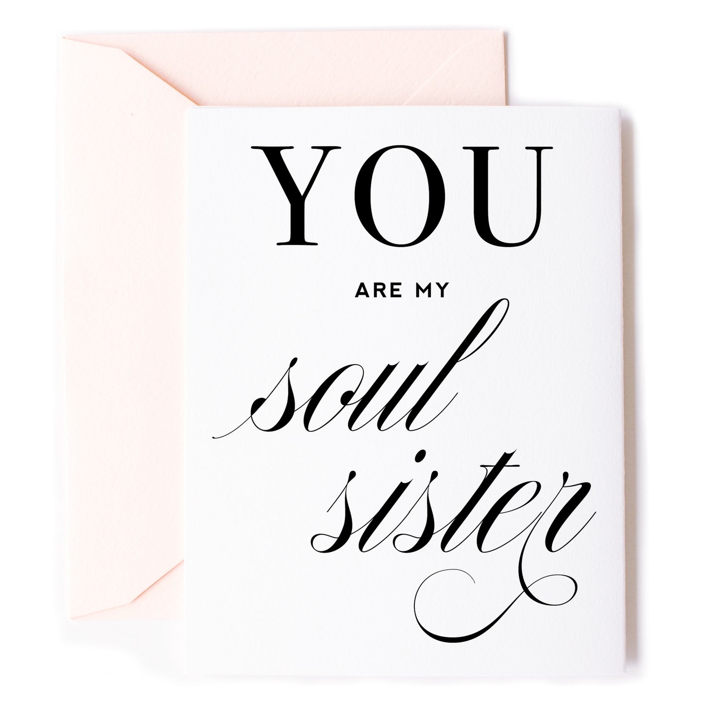 Soul Sister Card, Friendship Card & Encouragement Card