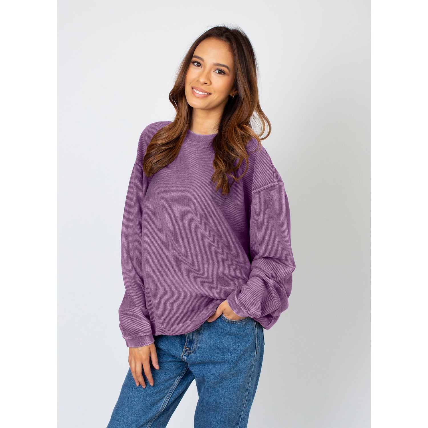 CORDED CREW MORE COLORS Love Story Boutique