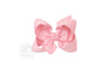 LARGE SIGNATURE GROSGRAIN DOUBLE KNOT BOW ON CLIP (4.5")