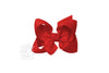 LARGE SIGNATURE GROSGRAIN DOUBLE KNOT BOW ON CLIP (4.5")