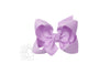 LARGE SIGNATURE GROSGRAIN DOUBLE KNOT BOW ON CLIP (4.5")