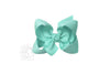 LARGE SIGNATURE GROSGRAIN DOUBLE KNOT BOW ON CLIP (4.5")