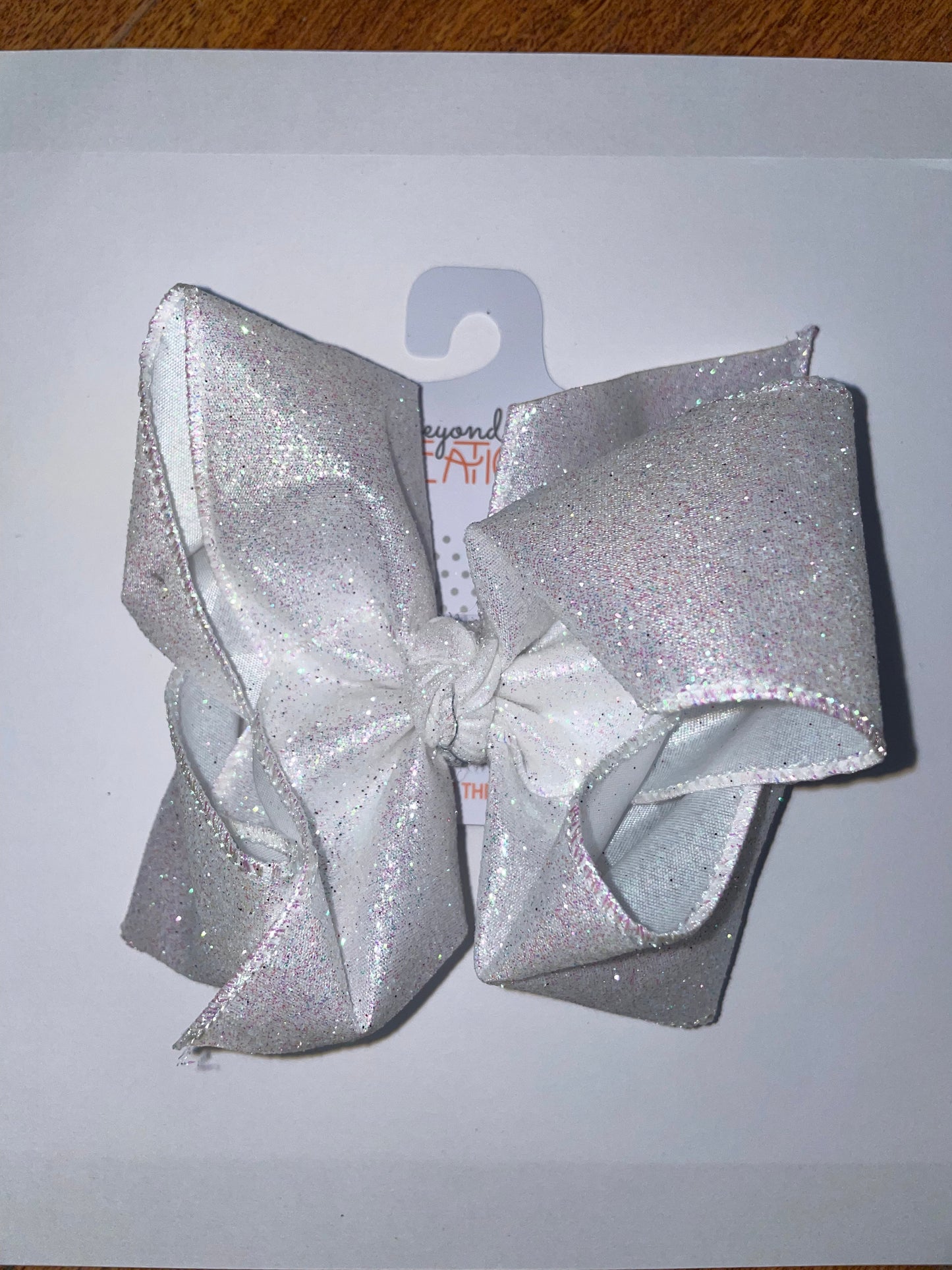 X-Large Glitter Metallic Bow