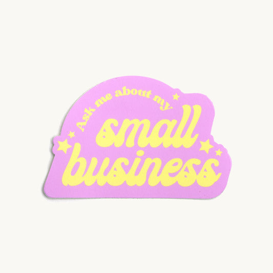 SMALL BUSINESS STICKER