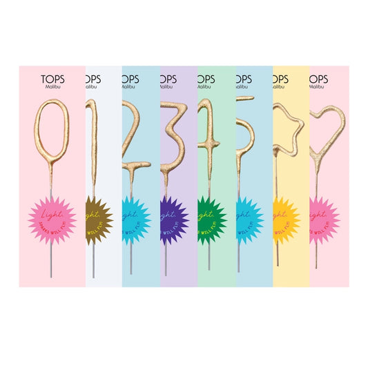 MINI GOLD NUMBER SPARKLER