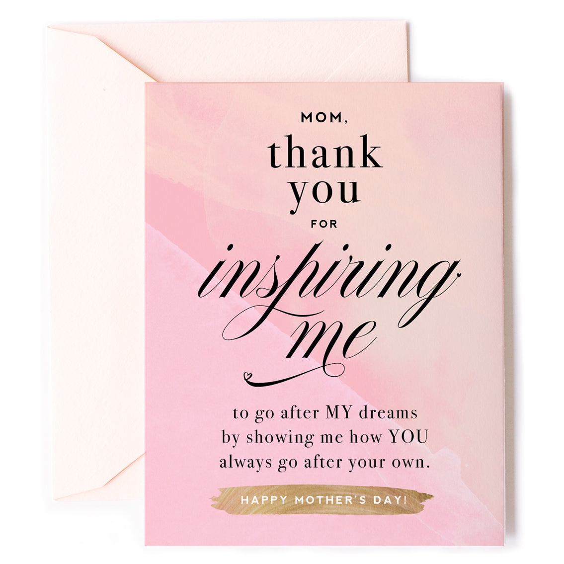 Thank You for Always Inspiring Me - Sweet Mother's Day Card