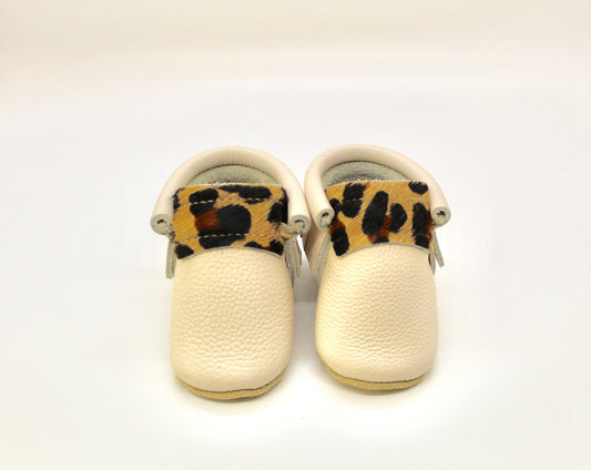 Ivory Leopard Moccs