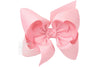 LARGE SIGNATURE GROSGRAIN DOUBLE KNOT BOW ON CLIP (4.5")